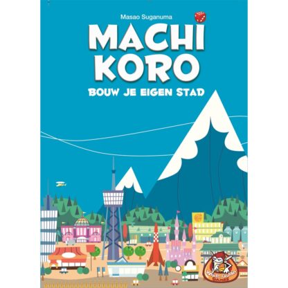 Voorkant van het spel Machi Koro